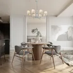 Люстра на штанге Arte Milano AM344401 344401/8 CR