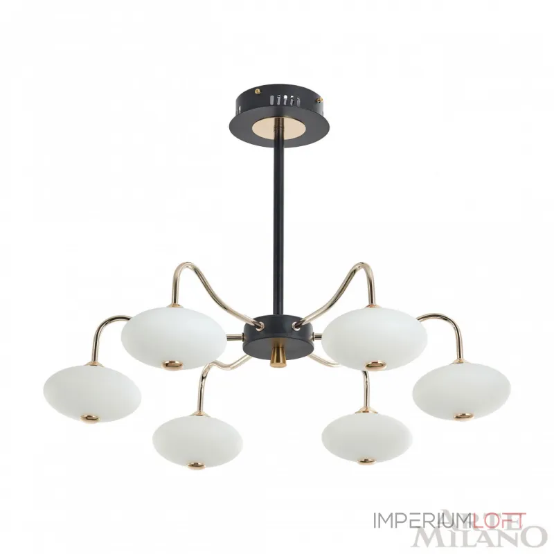 Люстра на штанге Arte Milano Neapolis-73908 273908/6 BK/GD