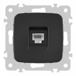 Розетка интернет, RJ45 205.45-1.black от ImperiumLoft