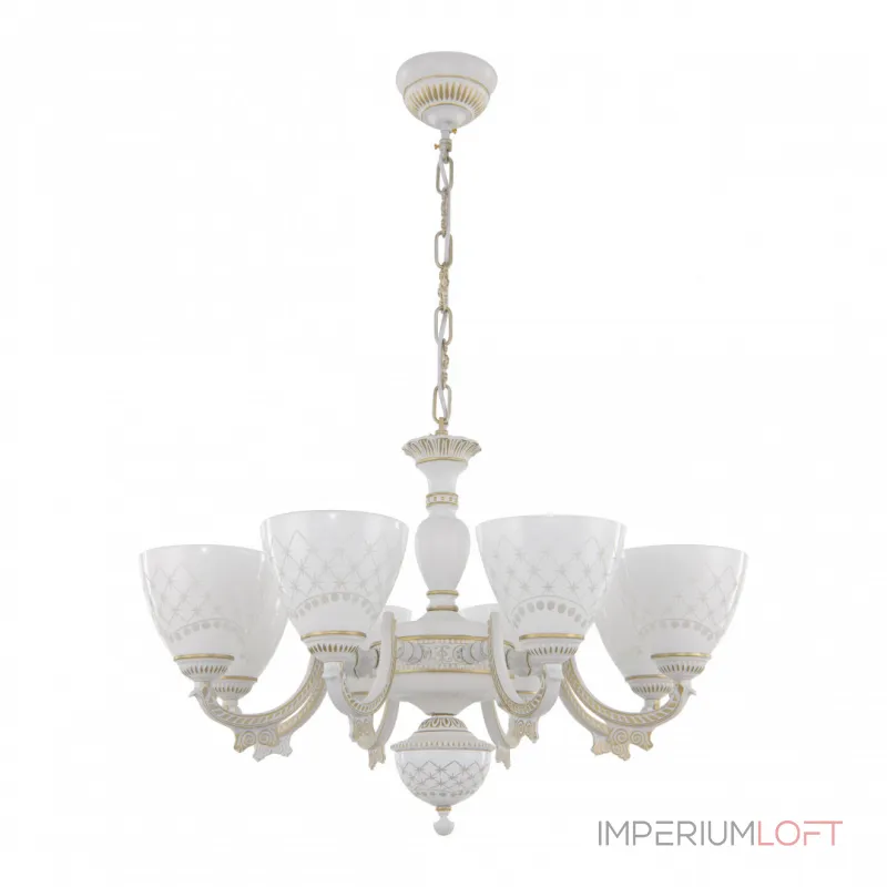 Подвесная люстра Arte Milano AM343837 343837/8 WT+G Подвесная люстра Arte Milano AM343837 343837/8 WT+G