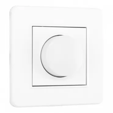 Диммер 500W с рамкой однопостовой Arte Milano SET16-1-48-1 white Диммер 500W с рамкой однопостовой Arte Milano SET16-1-48-1 white