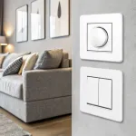 Комплект - диммер 500W с рамкой однопостовой Arte Milano SET16-1-48-1 white от ImperiumLoft