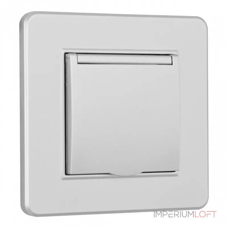 Комплект розетки с заземлением и шторками Arte Milano SET16-1-41-1 silver от ImperiumLoft Комплект розетки с заземлением и шторками Arte Milano SET16-1-41-1 silver от ImperiumLoft