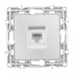 Розетка интернет, RJ45 217.45-1.silver от ImperiumLoft