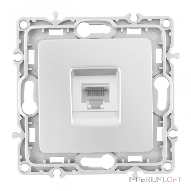 Розетка интернет, RJ45 217.45-1.silver от ImperiumLoft Розетка интернет, RJ45 217.45-1.silver от ImperiumLoft
