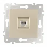 Розетка телефонная RJ11 203.51-1.shampan от ImperiumLoft