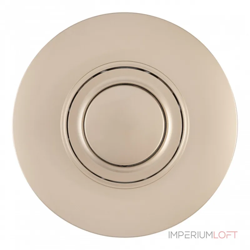 Диммер круглый 500W с рамкой однопостовой Arte Milano SET08-1-48-1 shampan от ImperiumLoft