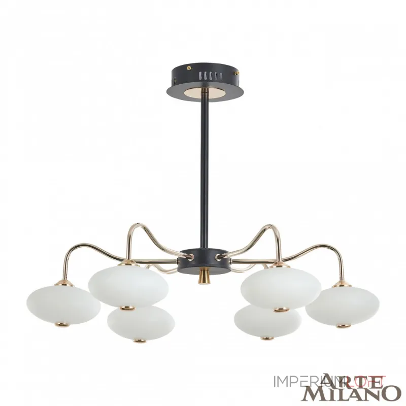 Люстра на штанге Arte Milano Neapolis-73908 273908/6 BK/GD