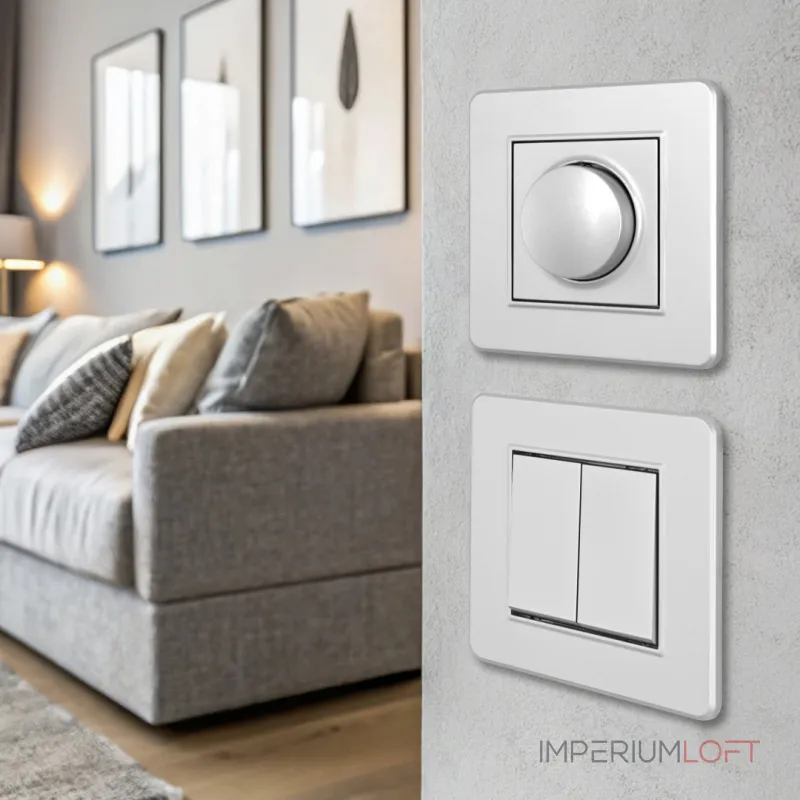 Выключатель двухклавишный с рамкой Arte Milano SET16-1-30-2 silver от ImperiumLoft Выключатель двухклавишный с рамкой Arte Milano SET16-1-30-2 silver от ImperiumLoft