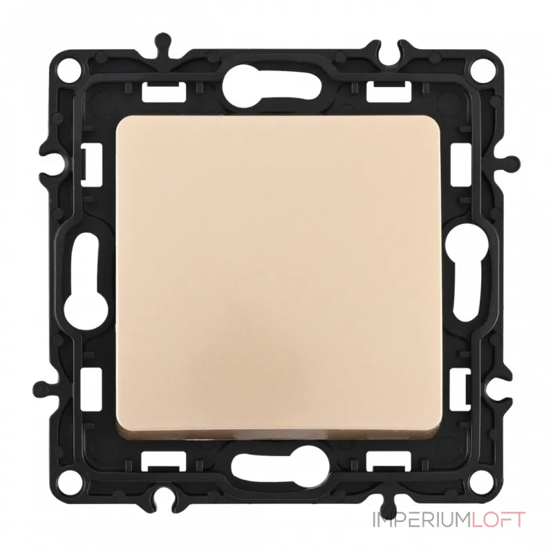 Переключатель одноклавишный перекрёстный, 10AX 250V 217.34-1.shampan от ImperiumLoft