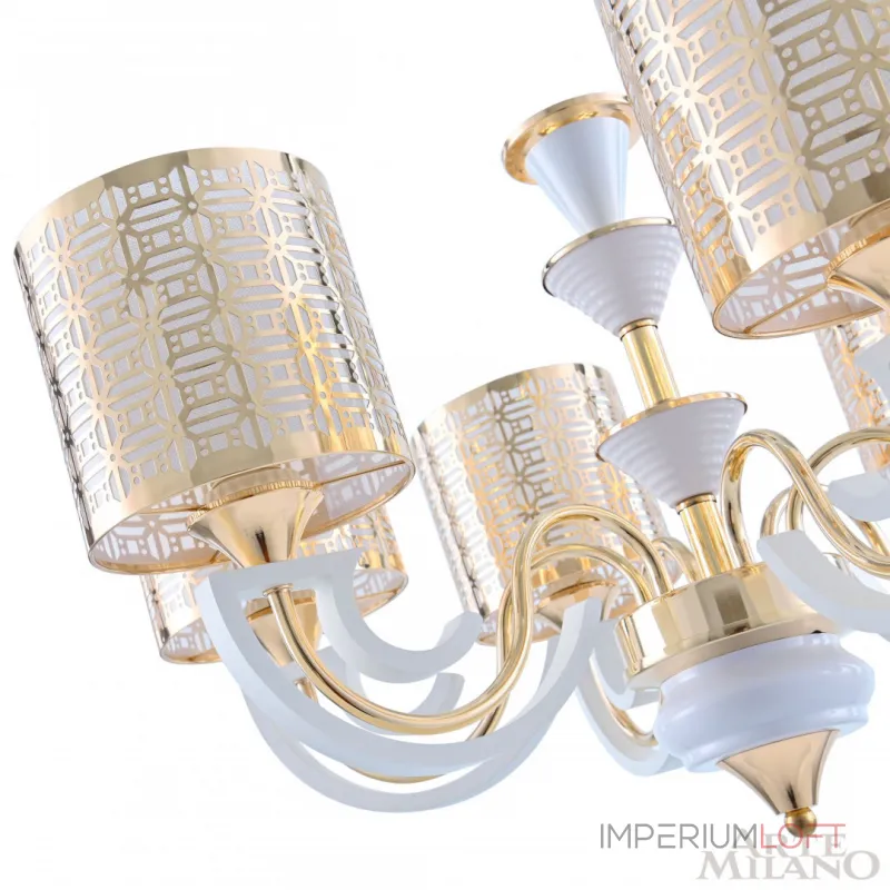 Подвесная люстра Arte Milano Florentia-8857 308857/6 Wh/Gd