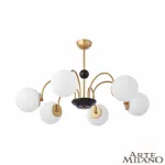 Люстра на штанге Arte Milano AM-Napoli 312066/D850/6 BS/BK