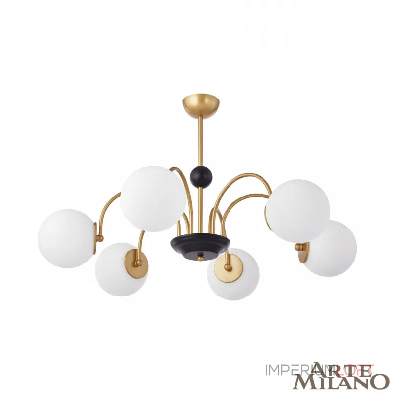 Люстра на штанге Arte Milano AM-Napoli 312066/D850/6 BS/BK Люстра на штанге Arte Milano AM-Napoli 312066/D850/6 BS/BK