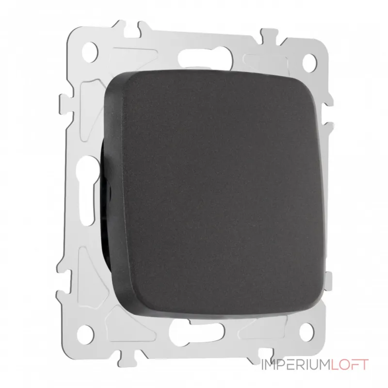 Переключатель одноклавишный перекрёстный, 10AX 250V 205.34-1.black от ImperiumLoft Переключатель одноклавишный перекрёстный, 10AX 250V 205.34-1.black от ImperiumLoft