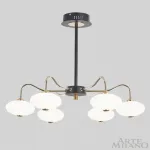 Люстра на штанге Arte Milano Neapolis-73908 273908/6 BK/GD