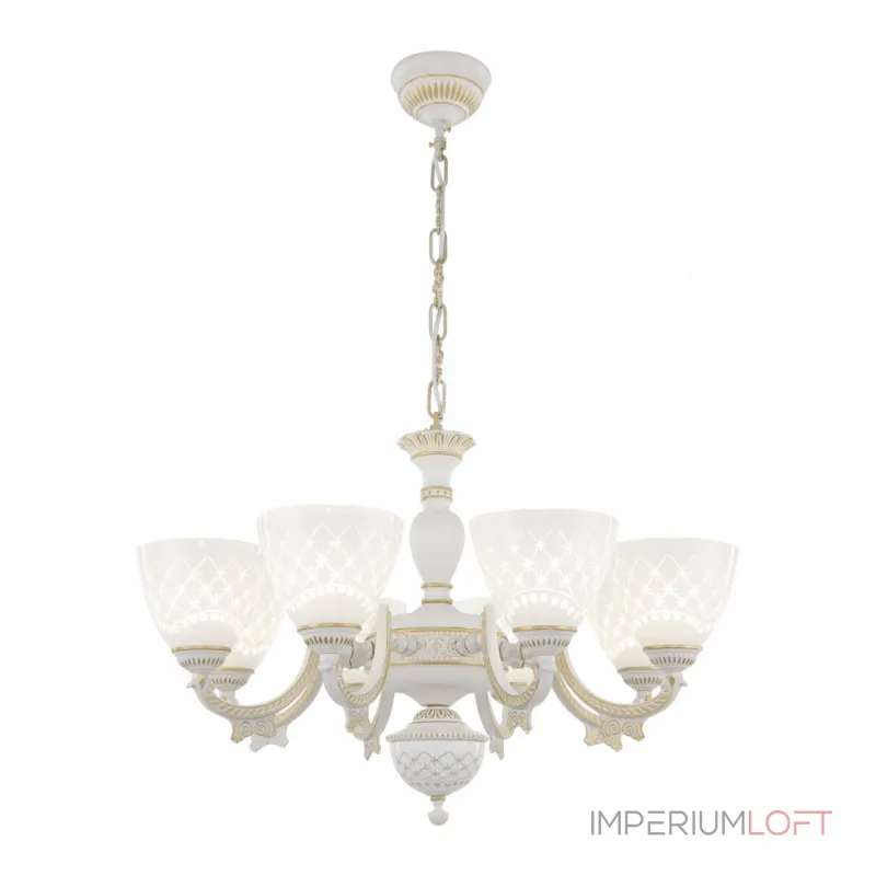 Подвесная люстра Arte Milano AM343837 343837/8 WT+G Подвесная люстра Arte Milano AM343837 343837/8 WT+G