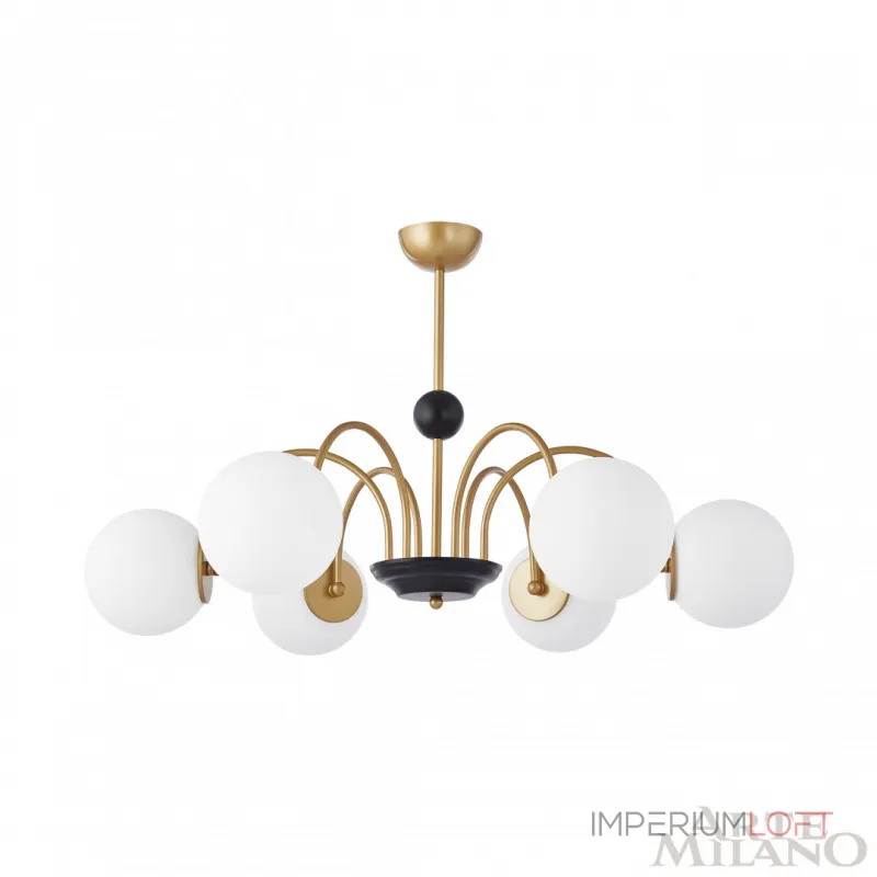 Люстра на штанге Arte Milano AM-Napoli 312066/D850/6 BS/BK Люстра на штанге Arte Milano AM-Napoli 312066/D850/6 BS/BK