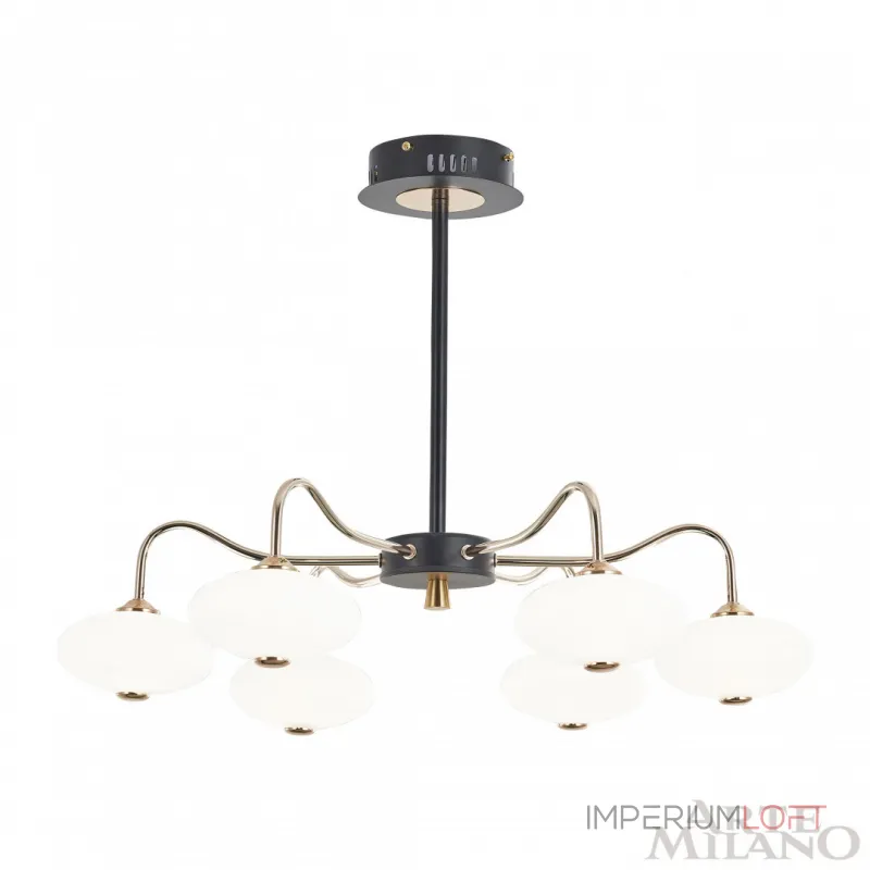 Люстра на штанге Arte Milano Neapolis-73908 273908/6 BK/GD