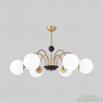 Люстра на штанге Arte Milano AM-Napoli 312066/D850/6 BS/BK