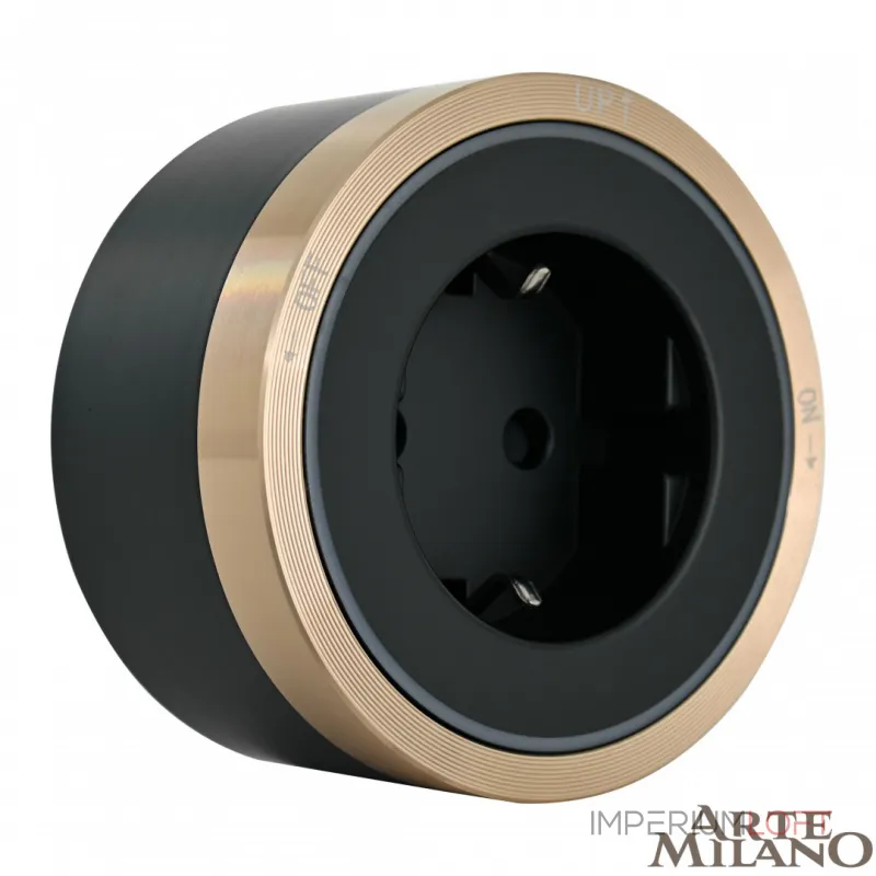 Трековая розетка, 16A 250V 380066TS LED/ES Gold от ImperiumLoft Трековая розетка, 16A 250V 380066TS LED/ES Gold от ImperiumLoft