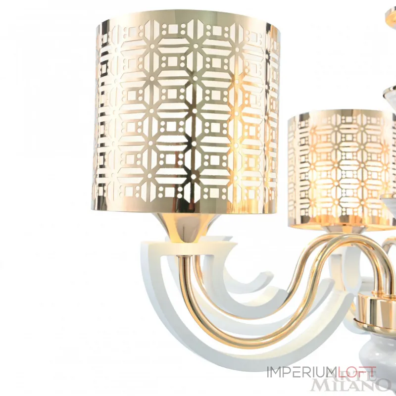 Подвесная люстра Arte Milano Florentia-8857 308857/6 Wh/Gd