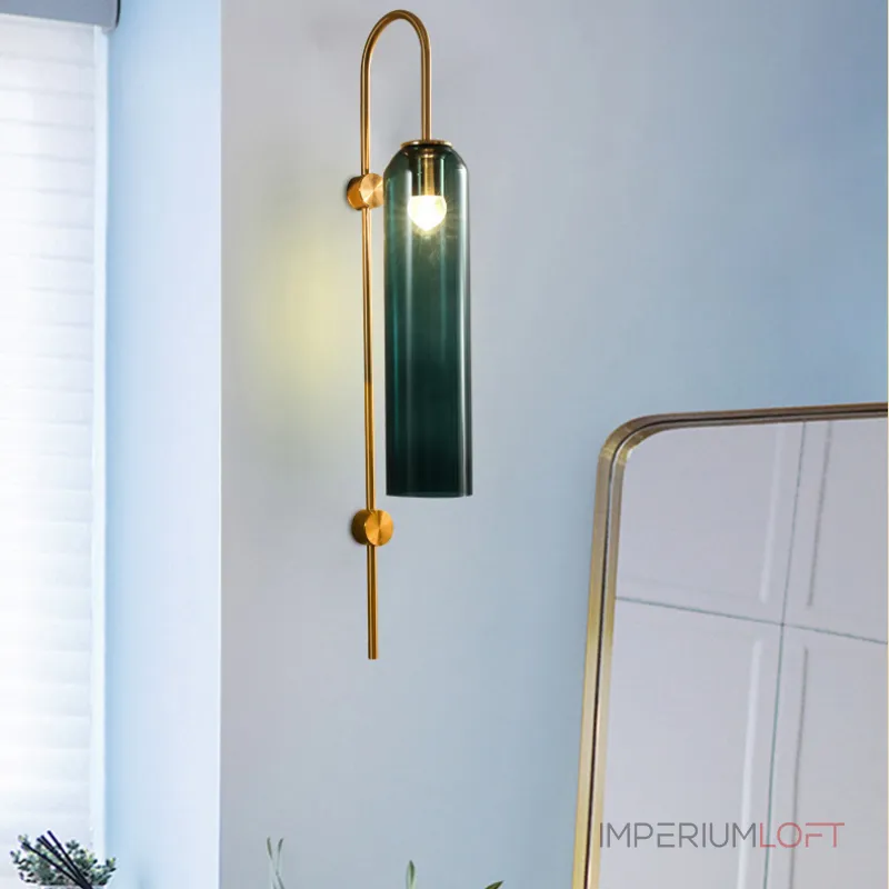 Бра Arcelio float Wall Sconce  Drunken Emerald от ImperiumLoft