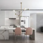 Дизайнерская люстра на штанге AXEL