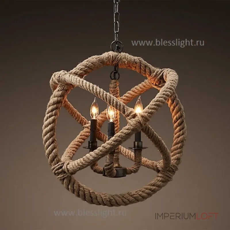 Подвесная люстра BlessLight Gyro Rope 8103–D3 30288 Подвесная люстра BlessLight Gyro Rope 8103–D3 30288