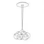 Подвесная люстра BlessLight Bocci 28.7 Cluster 71000
