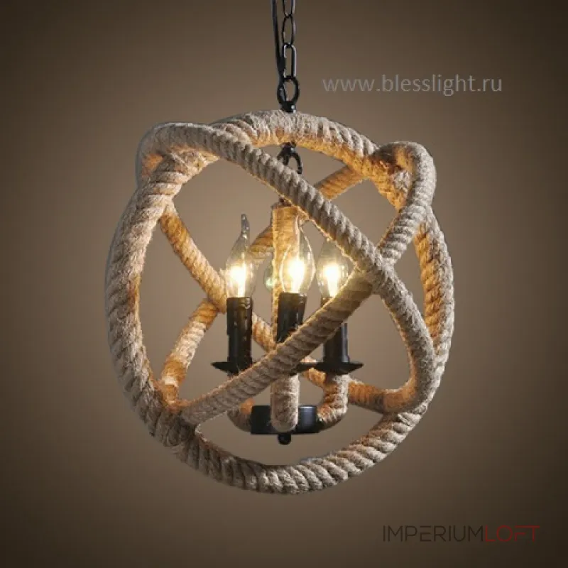 Подвесная люстра BlessLight Gyro Rope 8103–D3 30288 Подвесная люстра BlessLight Gyro Rope 8103–D3 30288