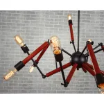 Подвесная люстра Double Octopus Wood