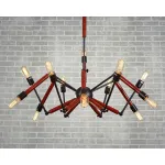 Подвесная люстра Double Octopus Wood