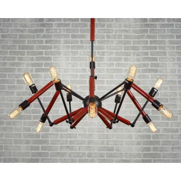 Подвесная люстра Double Octopus Wood