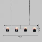 Подвесной светильник Ling Pl4 Copper