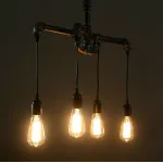 Подвесная люстра Crossed Industrial Water Pipe