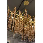 Подвесная люстра coral crystals long copper ii color