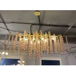 Подвесная люстра coral crystals long copper ii color