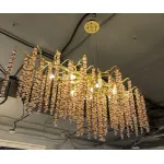 Подвесная люстра coral crystals long copper ii color