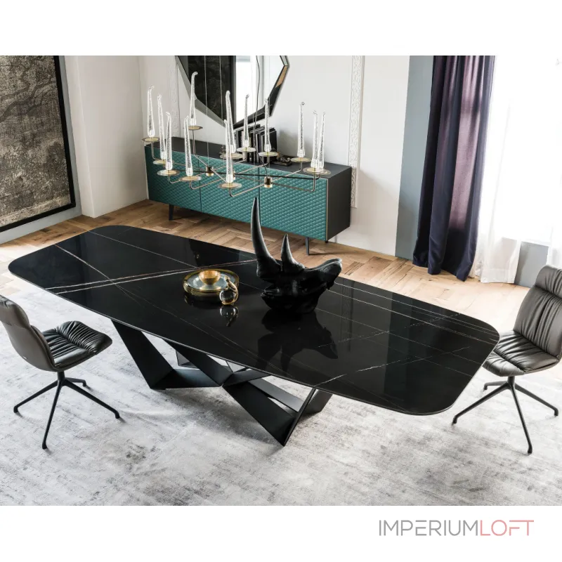 Стол обеденный BlessLight Scorpio marble 5599 Стол обеденный BlessLight Scorpio marble 5599