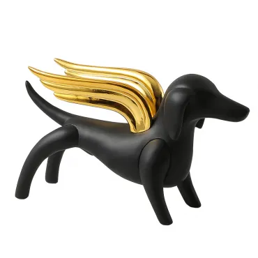 Статуэтка BlessLight Angel Dog black 2017