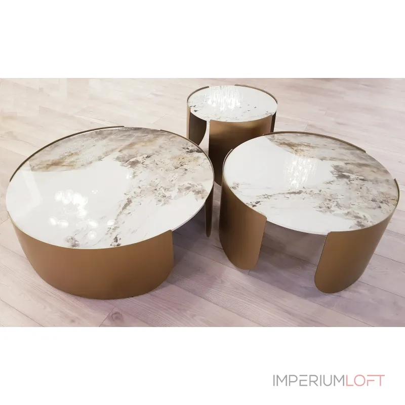 Комплект столов stone antique от ImperiumLoft Комплект столов stone antique от ImperiumLoft