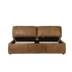 Кровать rbd032 new nut ter leather with rubber wood feet от ImperiumLoft