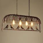 Подвесная люстра BlessLight Birds in cage L 8330-D4 30805