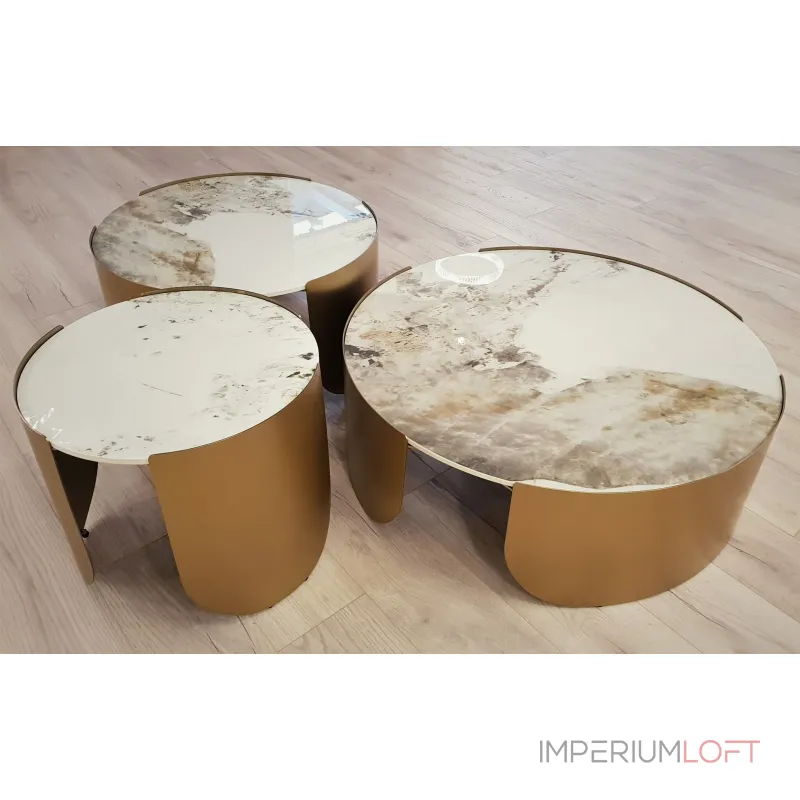 Комплект столов stone antique от ImperiumLoft Комплект столов stone antique от ImperiumLoft