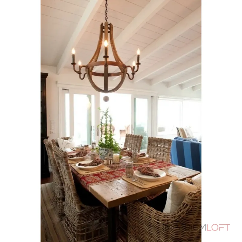 Подвесная люстра Wine barrel 8020–6 Подвесная люстра Wine barrel 8020–6