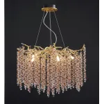 Подвесная люстра coral crystals round copper ii color