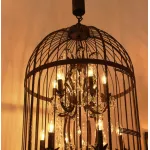 Подвесной светильник BlessLight Vintage Birdcage 5006–D4+4 30038