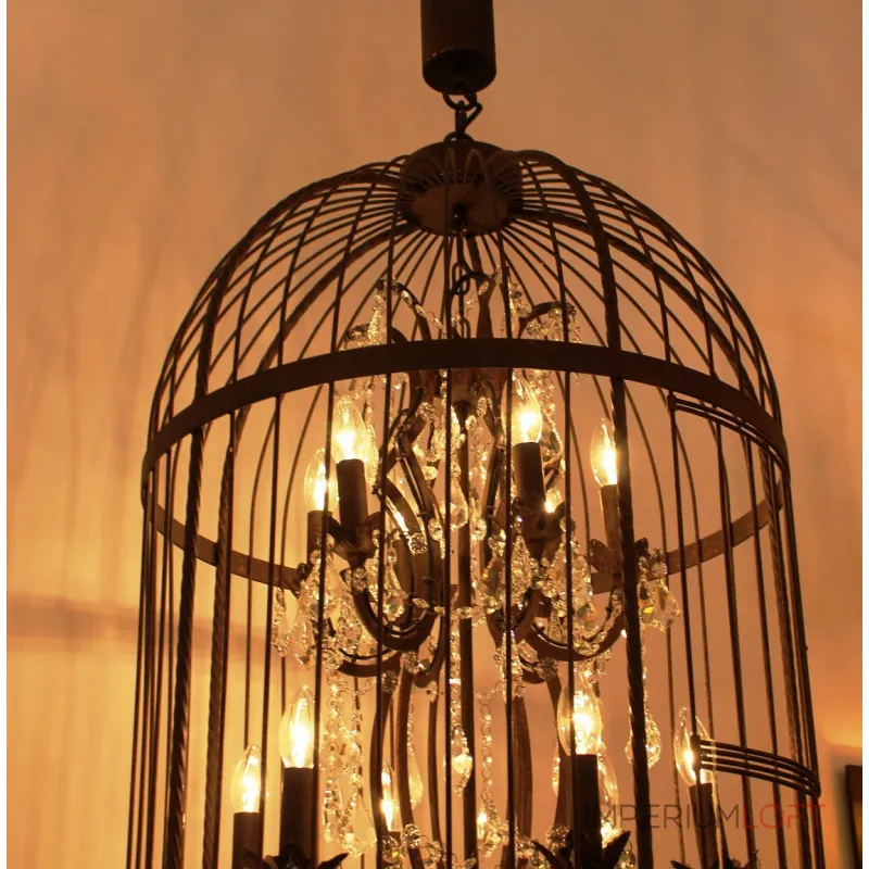Подвесной светильник BlessLight Vintage Birdcage 5006–D4+4 30038