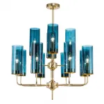 Люстра на штанге Glass Tube Chandelier 12