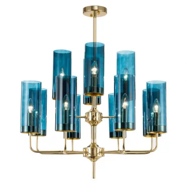 Люстра на штанге Glass Tube Chandelier 12